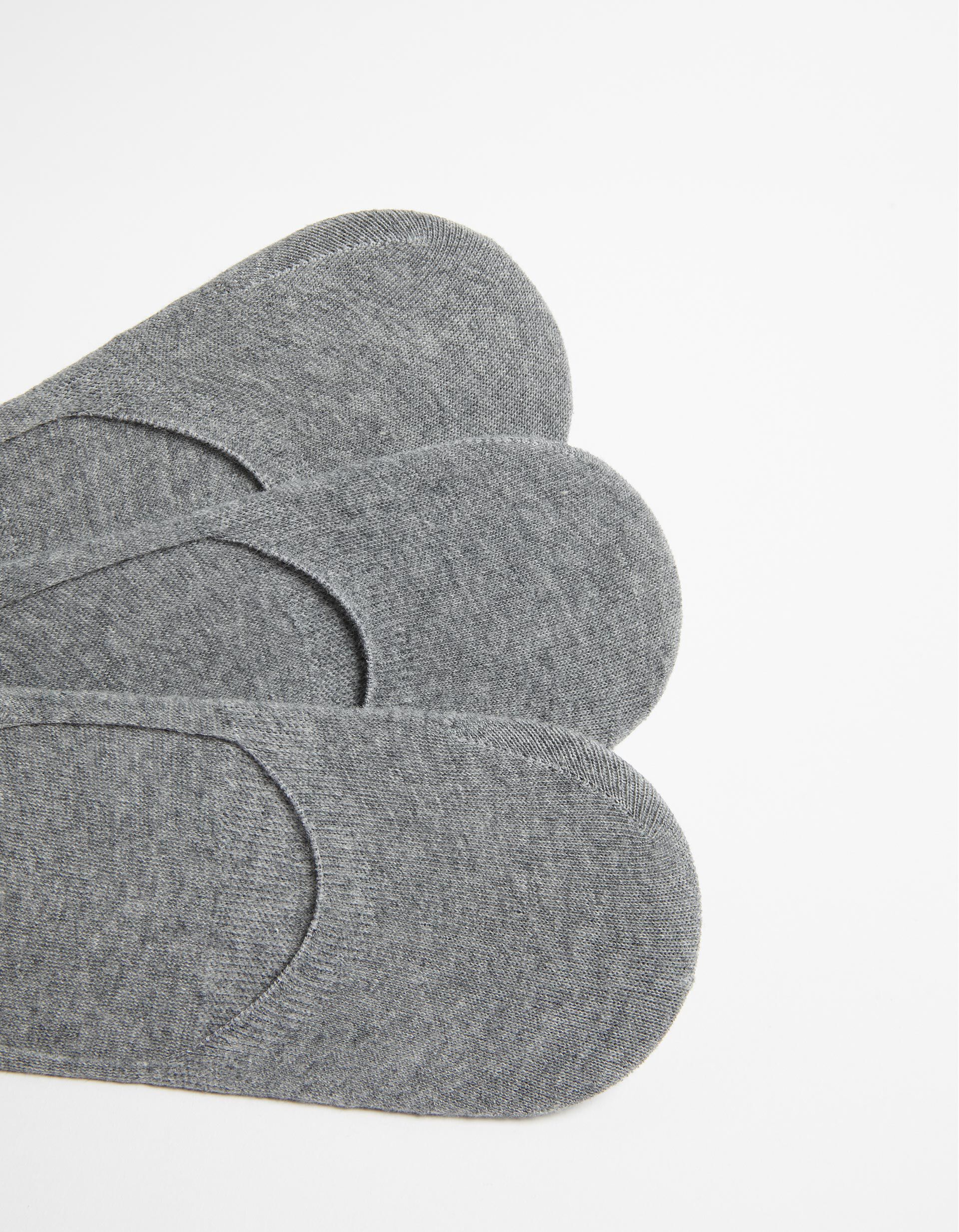 Comprar Online Pack 3 Pares de Pezinhos, Homem, Cinzento