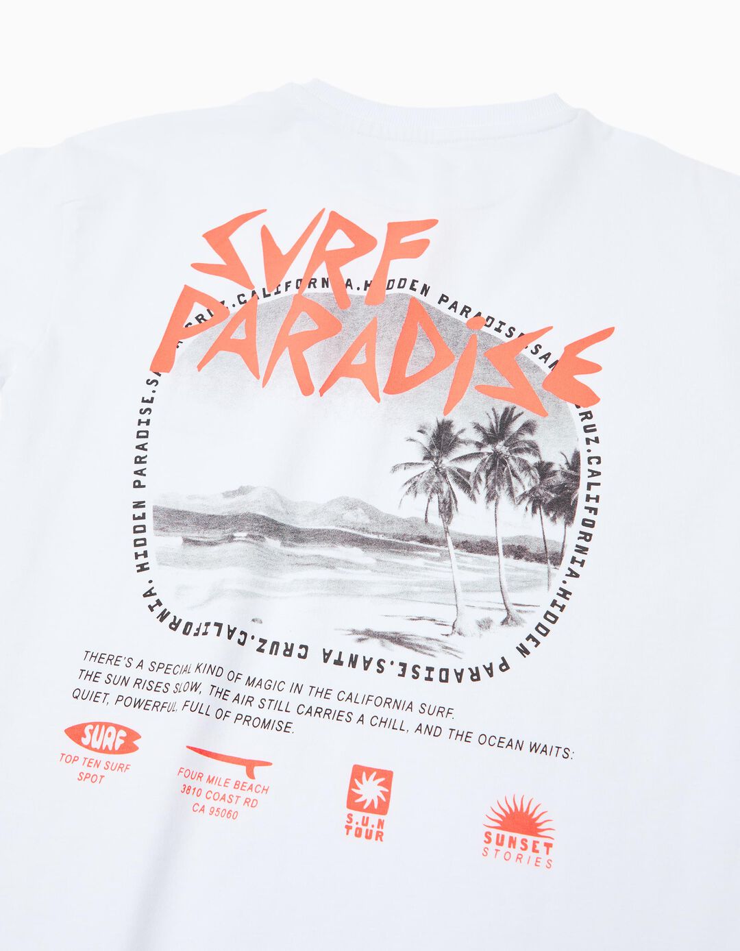 T-shirt Estampada, Menino, Branco