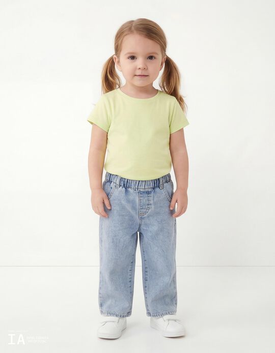 Comprar Online T-shirt, Menina, Amarelo Claro