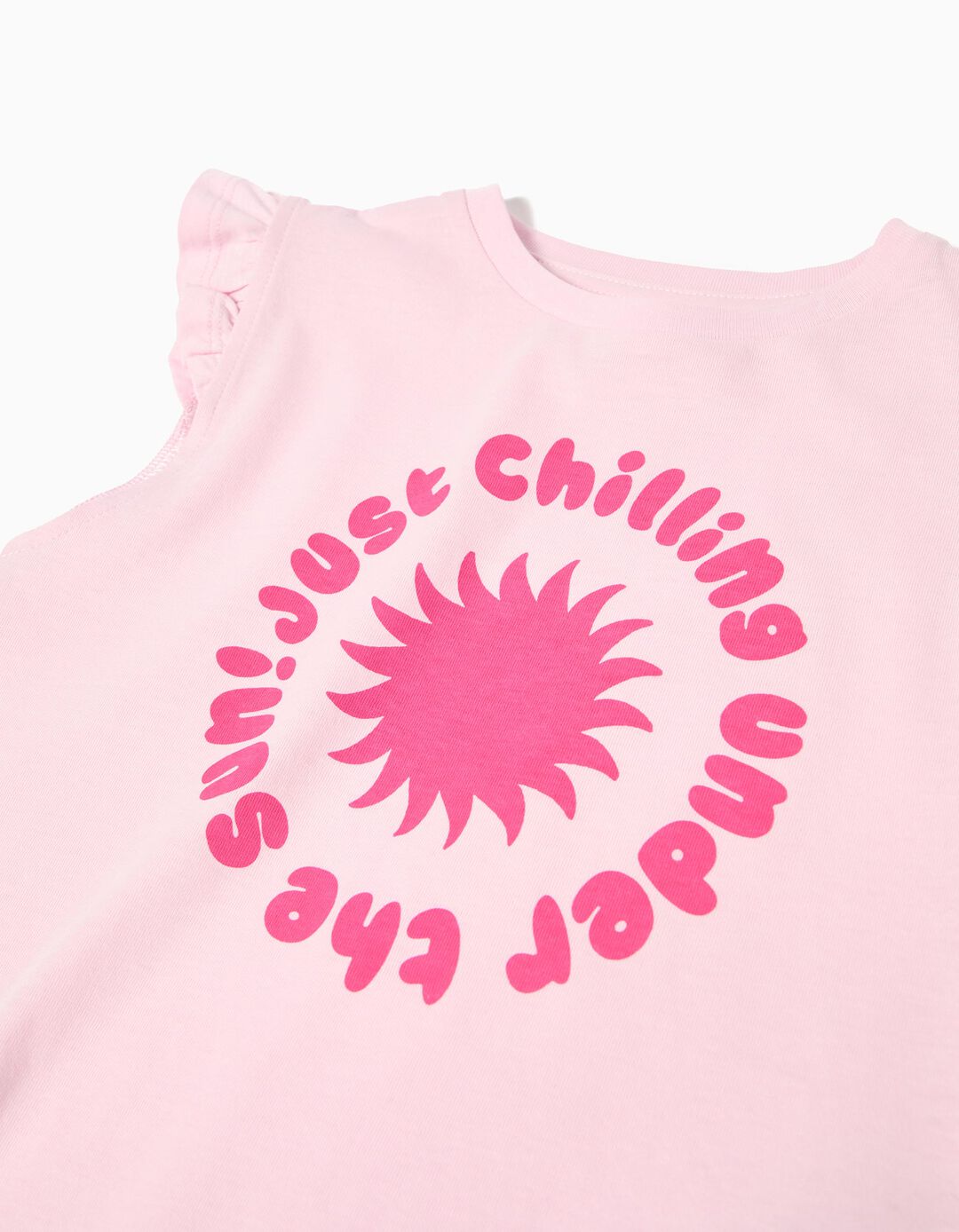 T-shirt, Menina, Rosa Claro