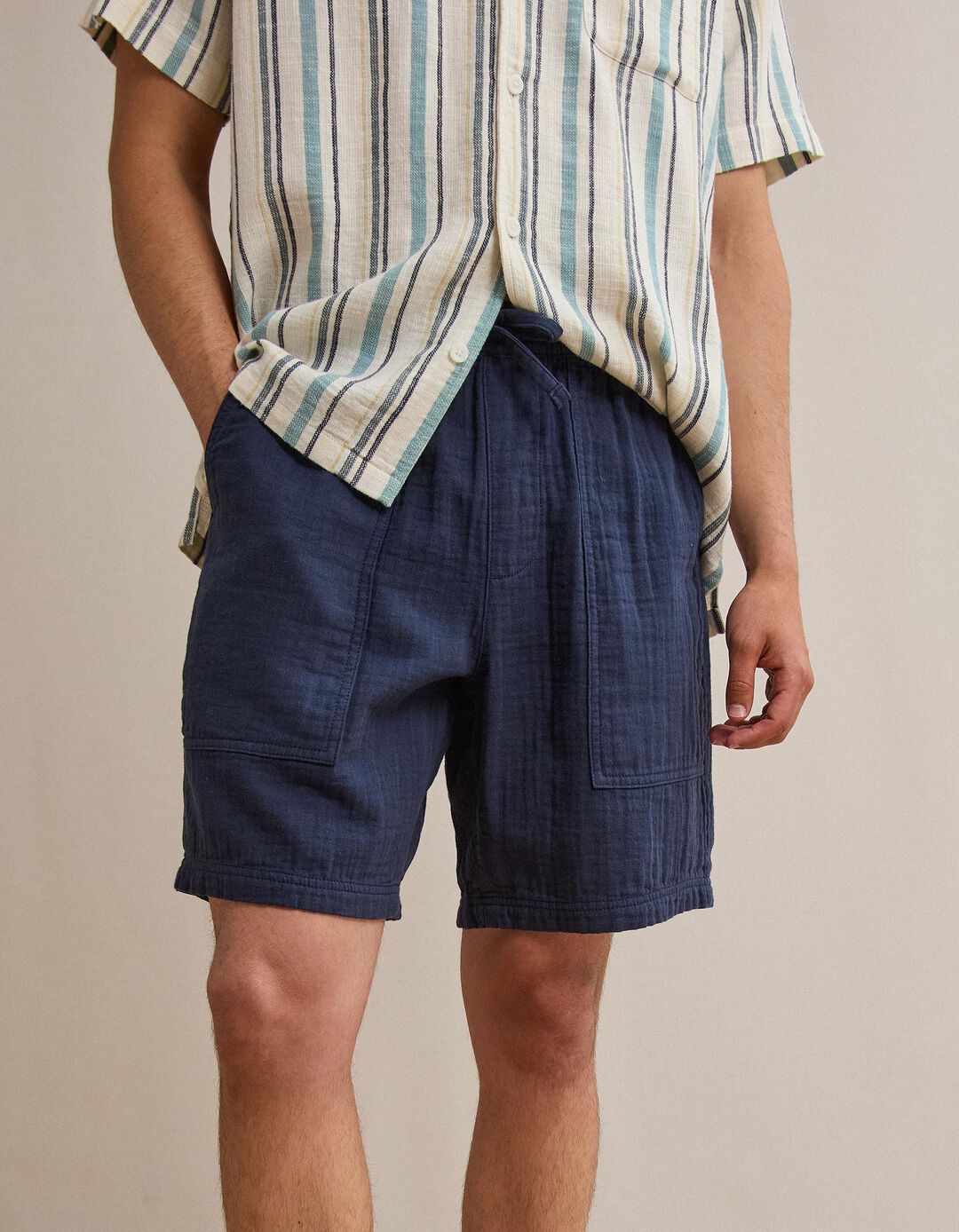 Cal&ccedil;&otilde;es, Homem, Azul Escuro
