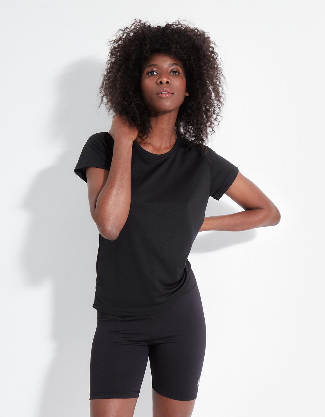 T-shirt de Desporto, Mulher, Preto