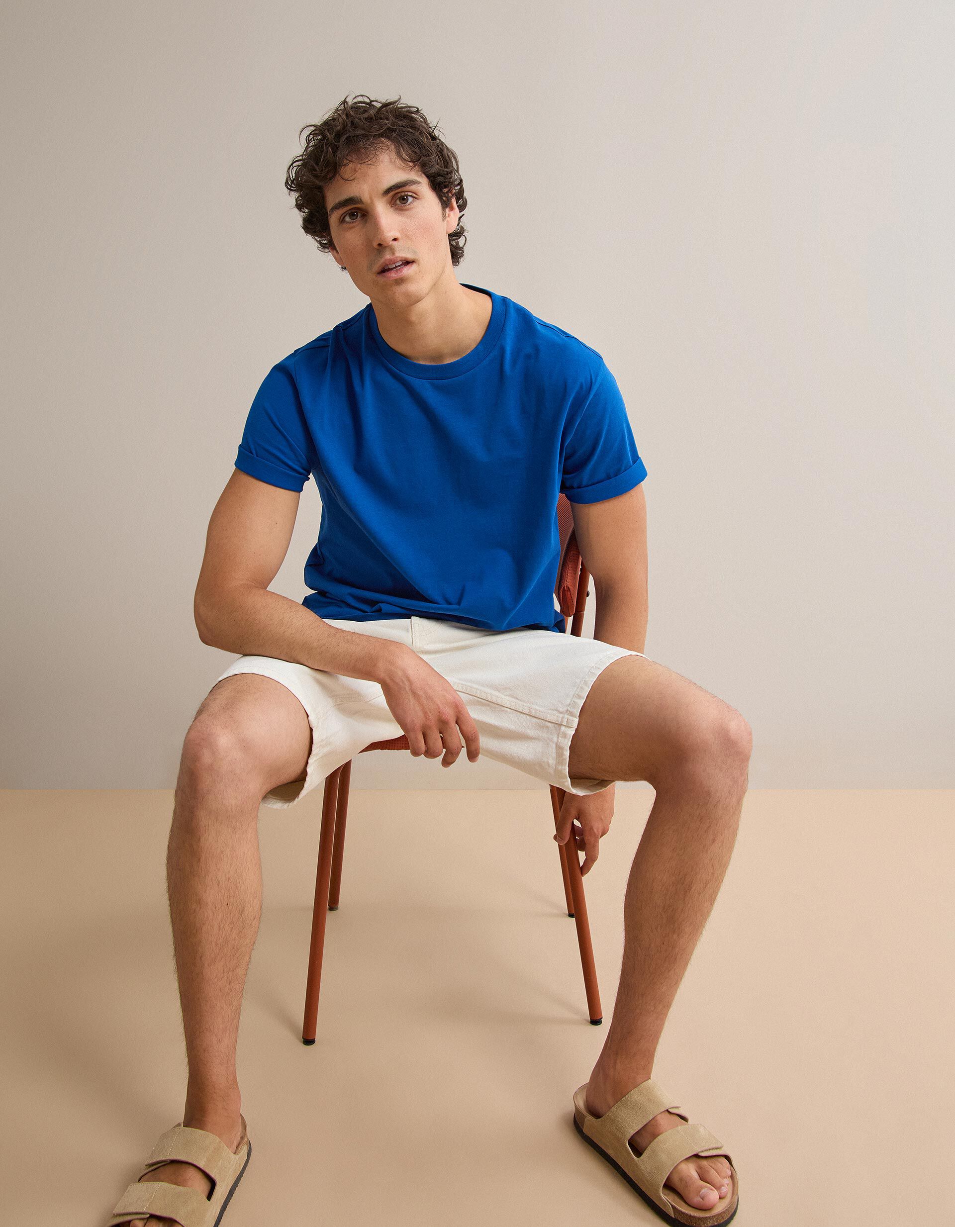 Comprar Online T-shirt Manga Curta, Homem, Azul Escuro