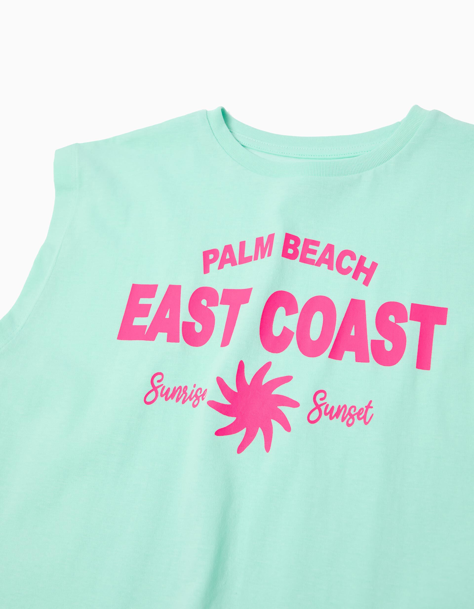 Comprar Online T-shirt Estampada, Menina, Verde Claro
