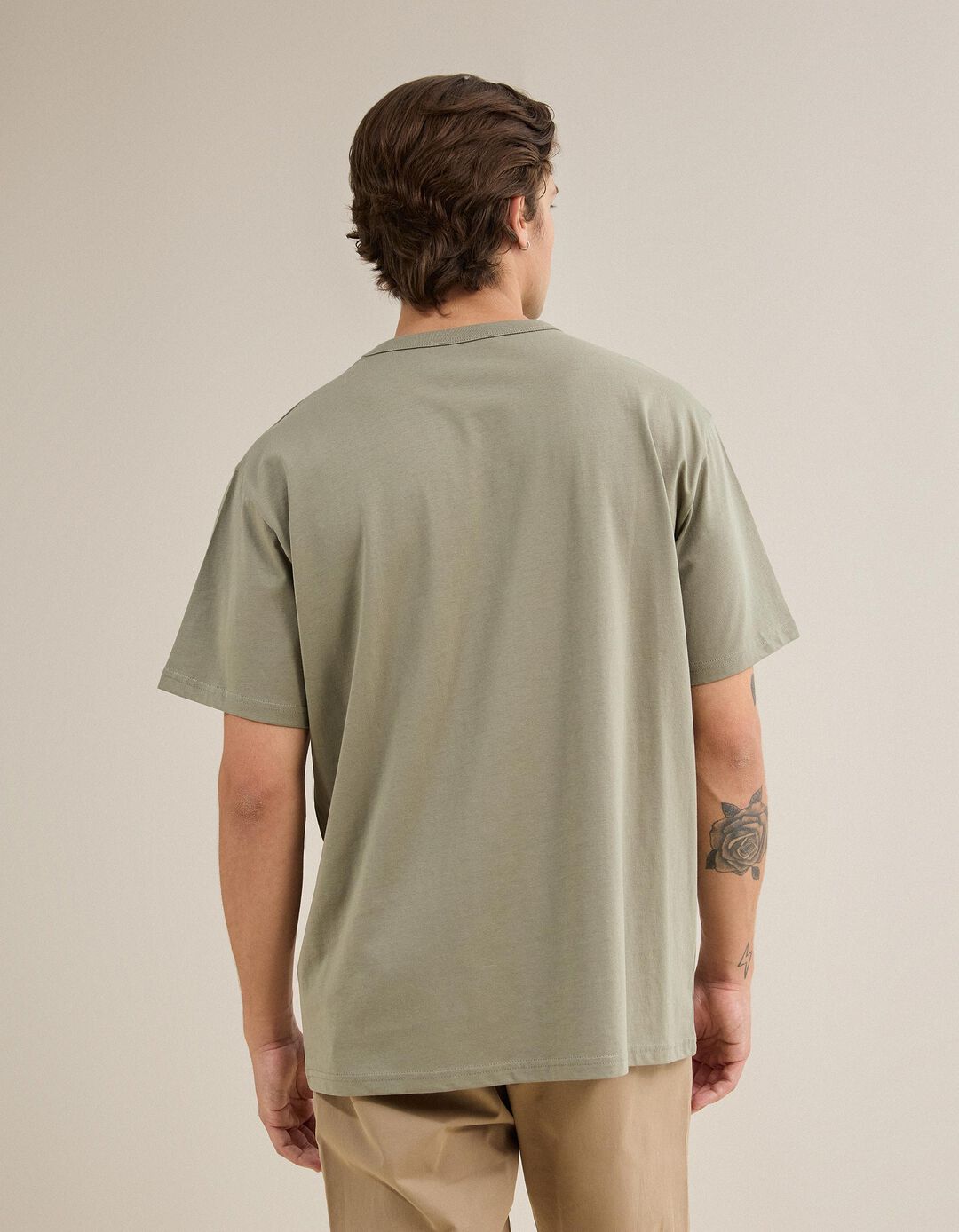 T-shirt Jersey, Homem, Verde Escuro