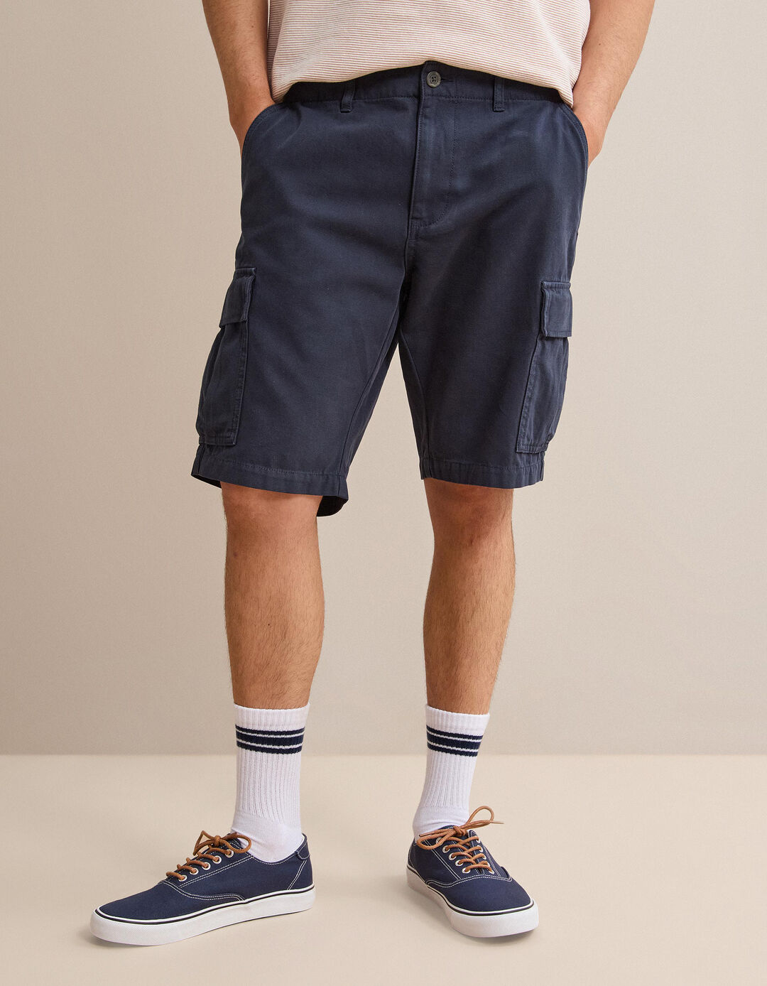 Cal&ccedil;&otilde;es Cargo, Homem, Azul Escuro 