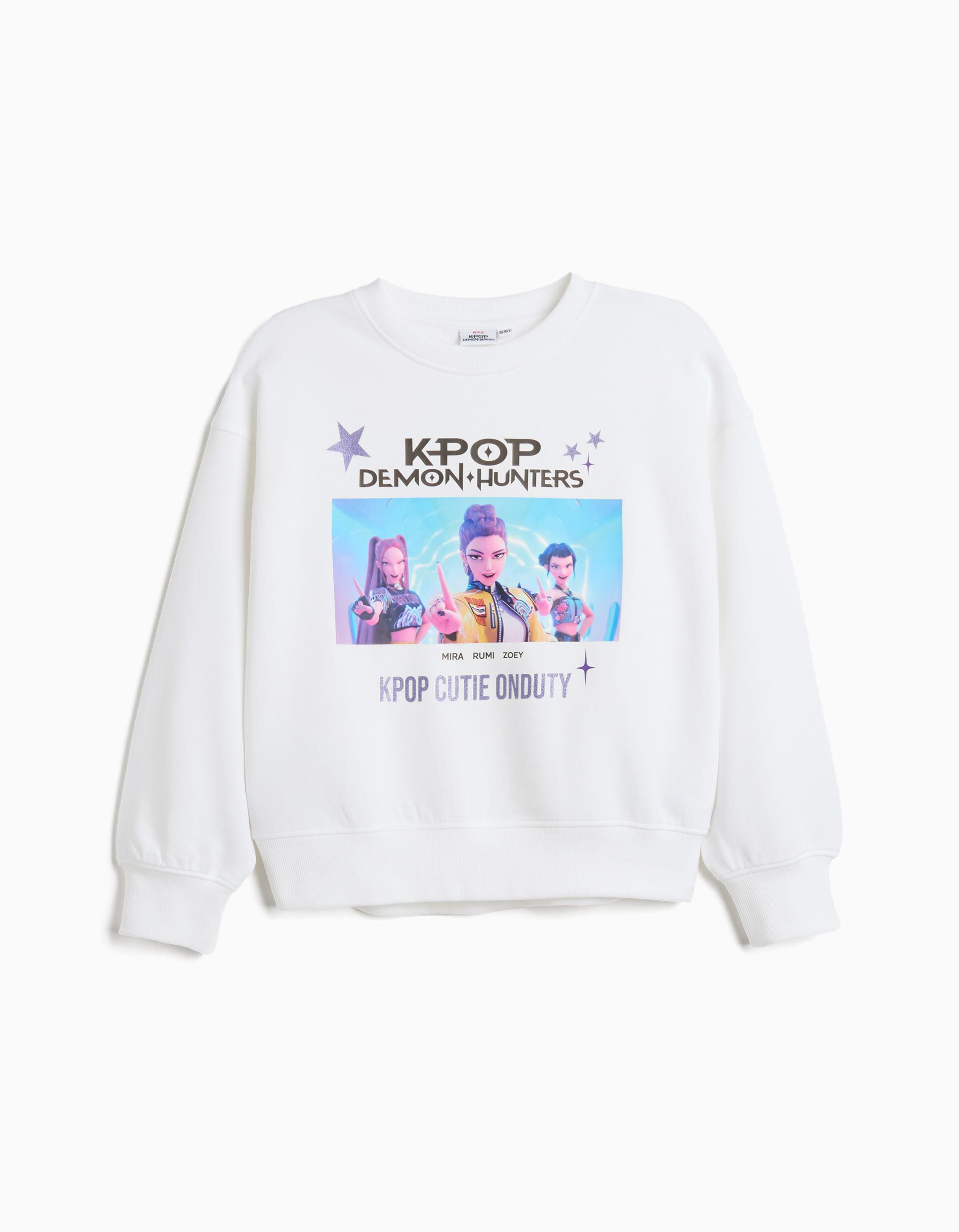 Comprar Online Sweatshirt 'K-Pop Demon Hunters', Menina, Branco
