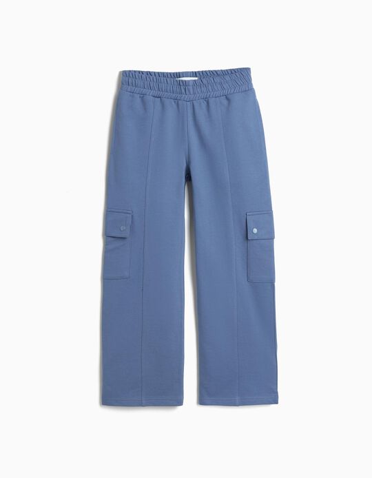 Comprar Online Cal&ccedil;as Cargo, Menina, Azul