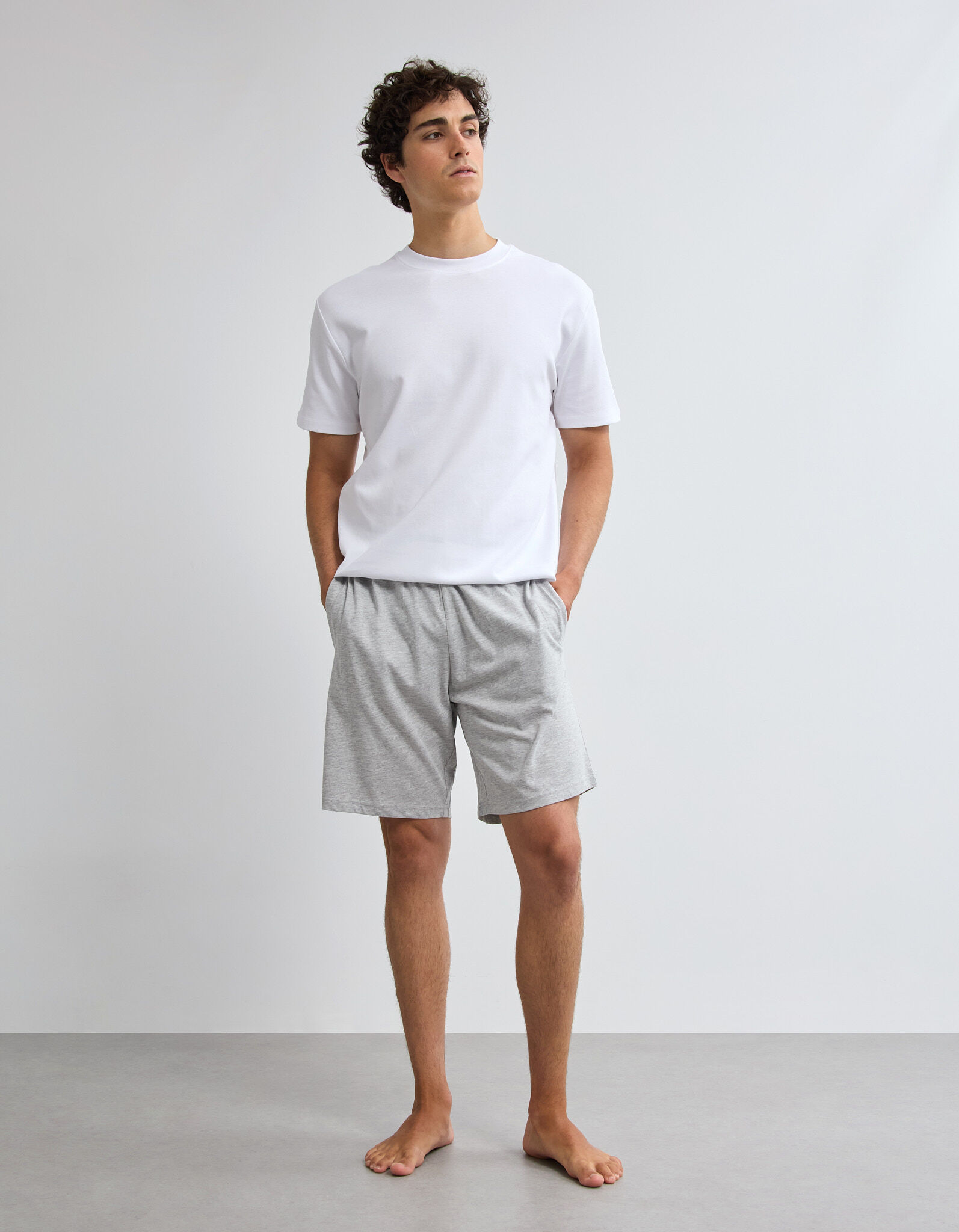 Comprar Online Cal&ccedil;&otilde;es de Pijama, Homem, Cinzento Claro