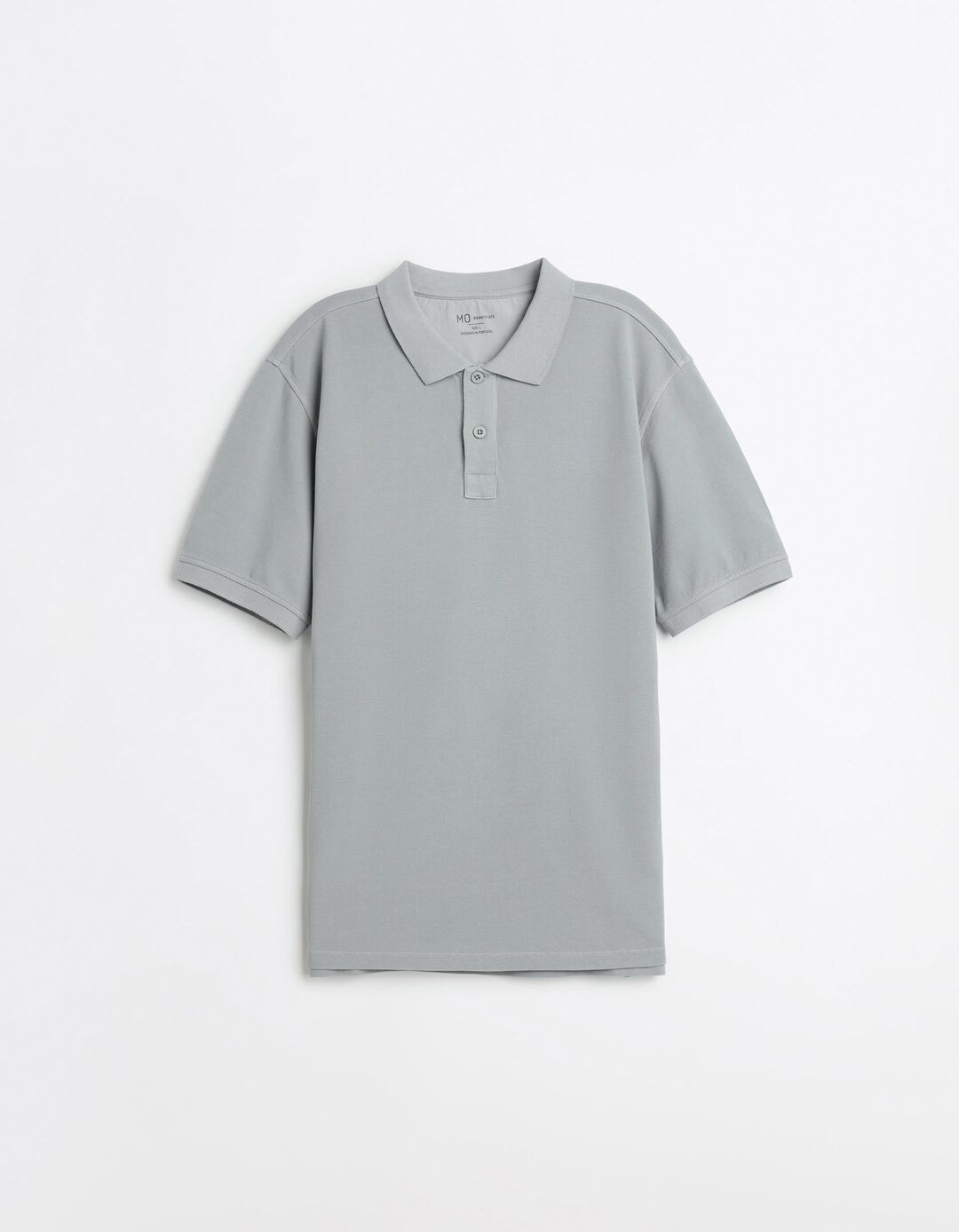 Polo Piquet, Homem, Cinzento