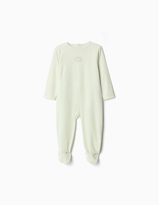 Comprar Online Babygrow Aveludado, Bebé, Verde Claro