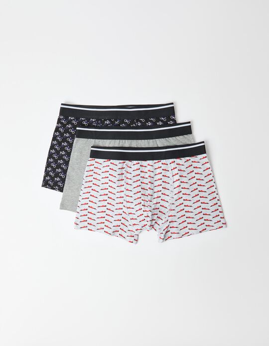 Comprar Online Pack 3 Boxers, Homem, Preto