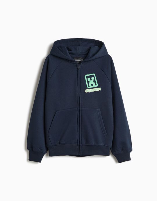 Comprar Online Casaco De Felpa 'Minecraft', Menino, Azul Escuro