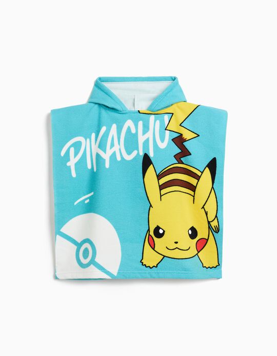 Comprar Online Poncho Pikachu, Menino, Azul