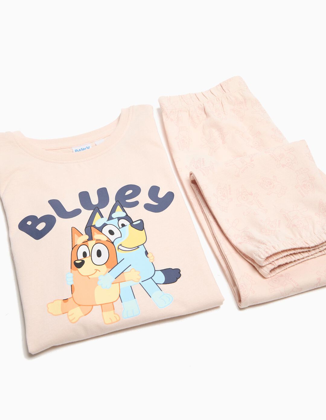 Pijama 'Bluey', Menina, Rosa Claro