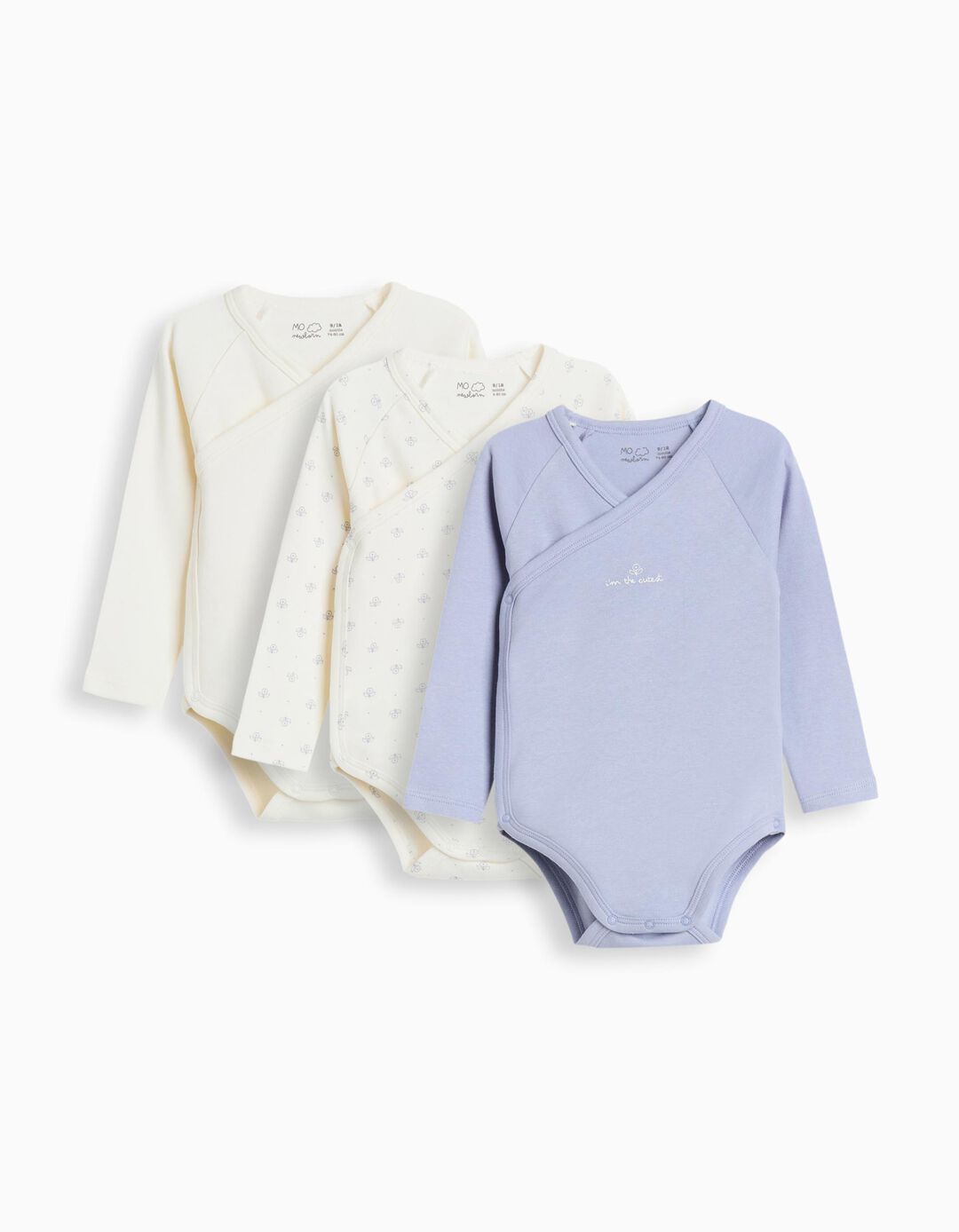 Pack 3 Bodies Quimono, Beb&eacute;, Multicor