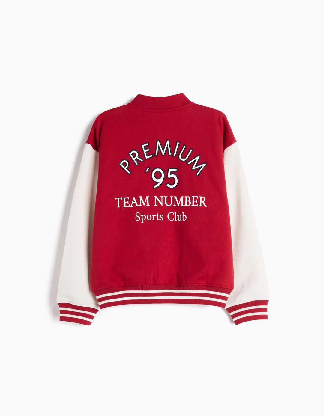 Casaco Bomber, Menino, Vermelho Escuro