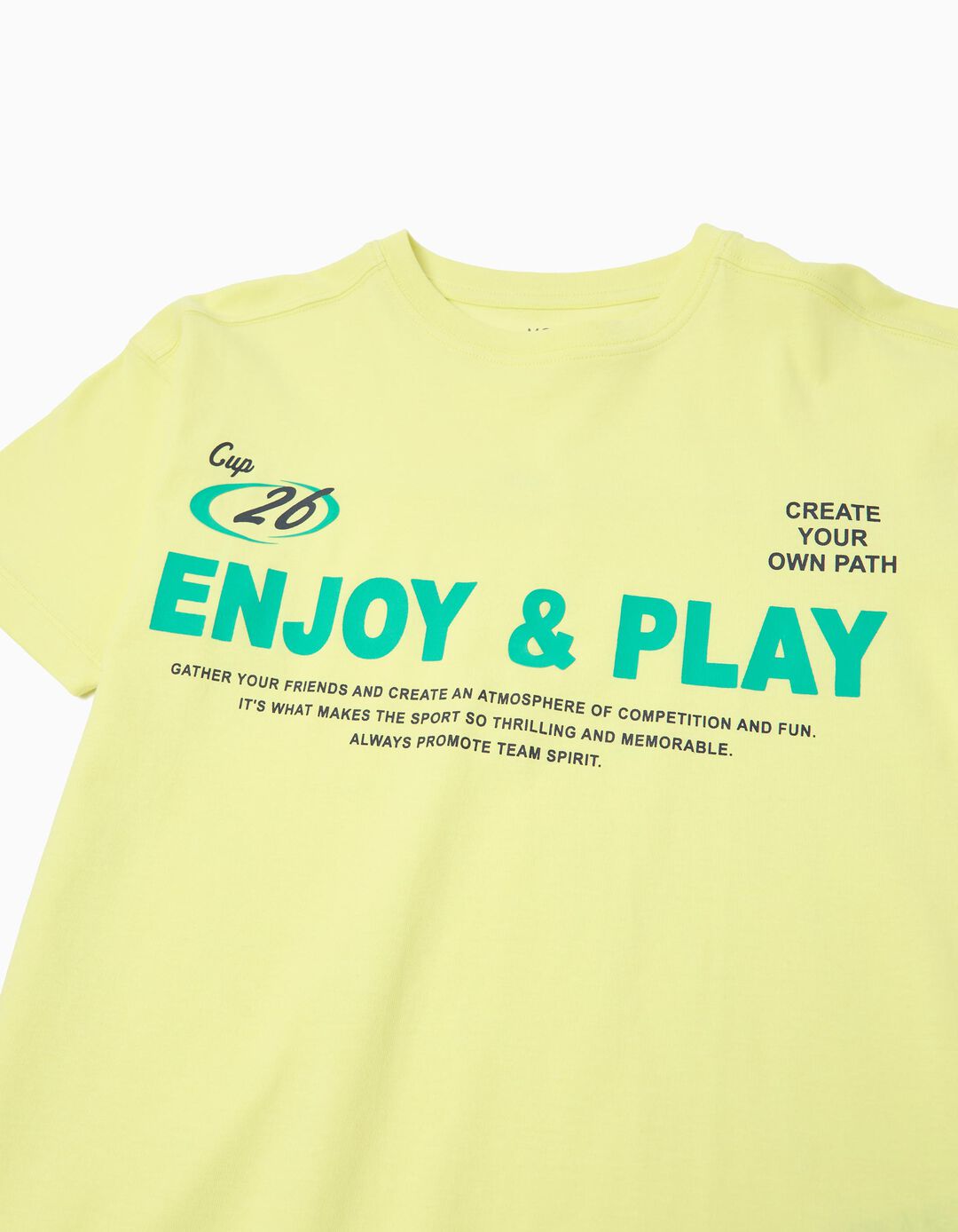 T-shirt, Menino, Verde Claro