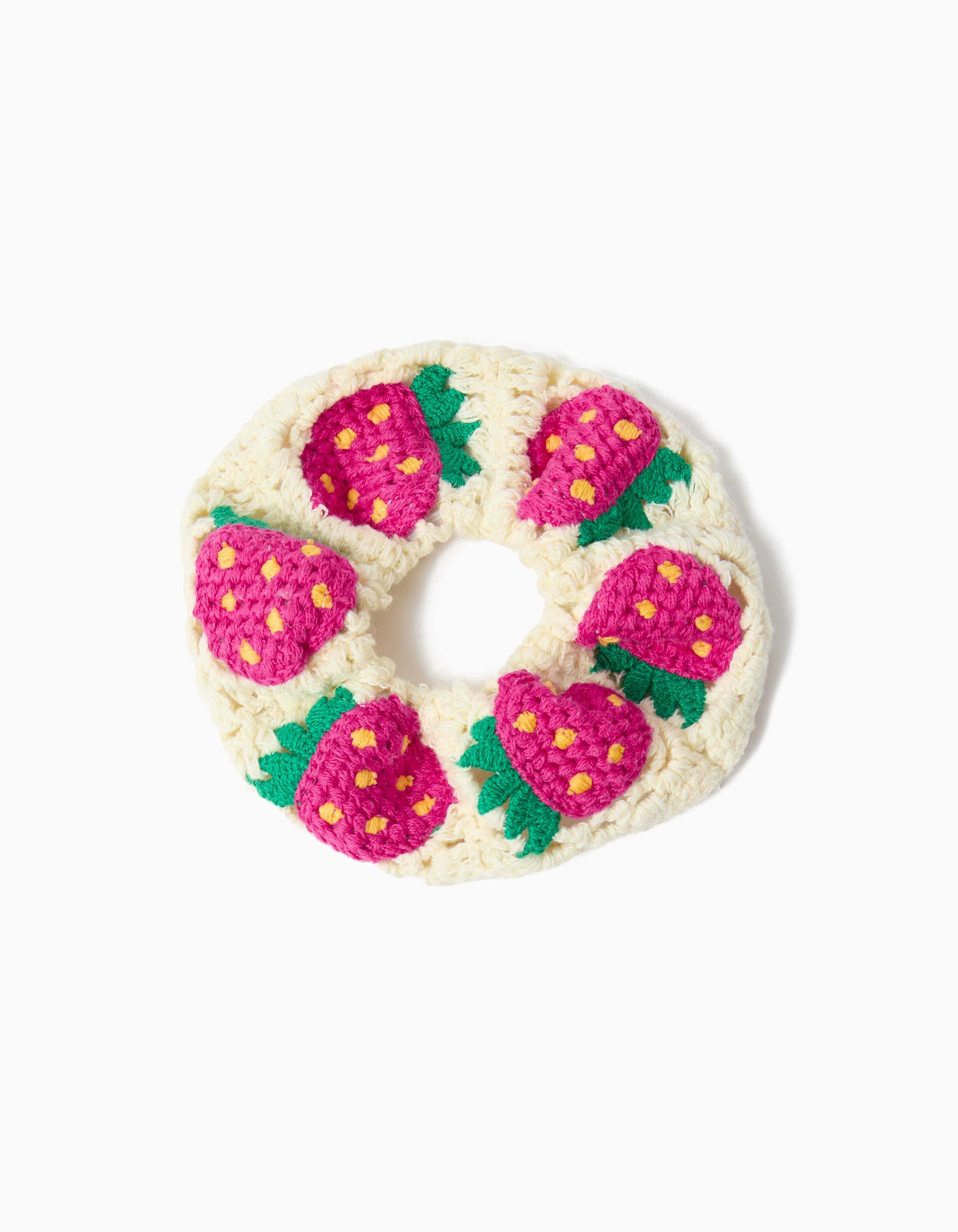 Comprar Online El&aacute;stico Scrunchie Morangos, Menina, Multicolor