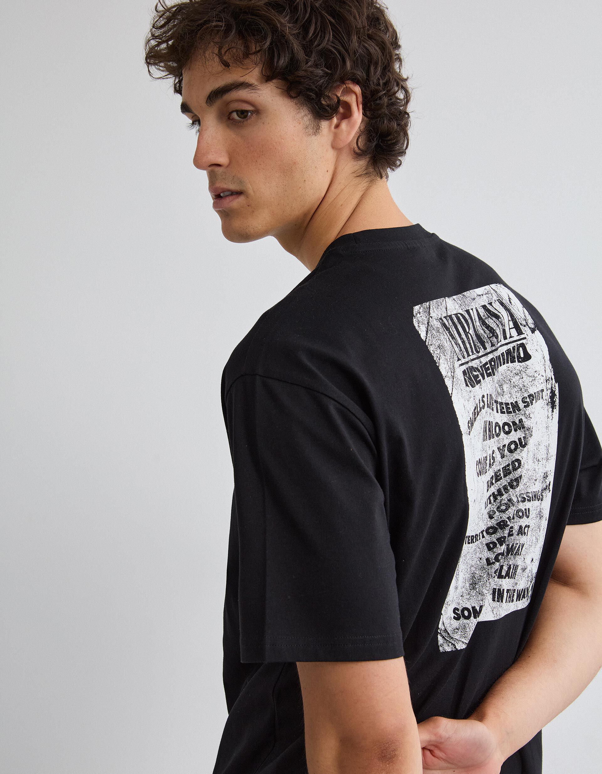 Comprar Online T-shirt Nirvana, Homem, Preto