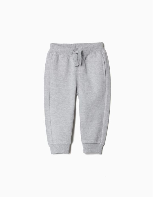 Comprar Online Calças de Felpa, Menino, Cinzento Claro