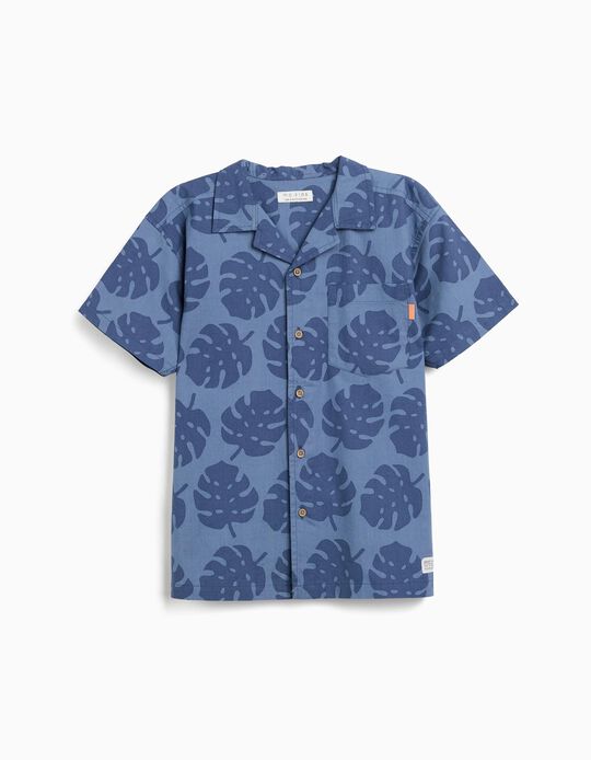 Comprar Online Camisa Print Tropical, Menino, Azul