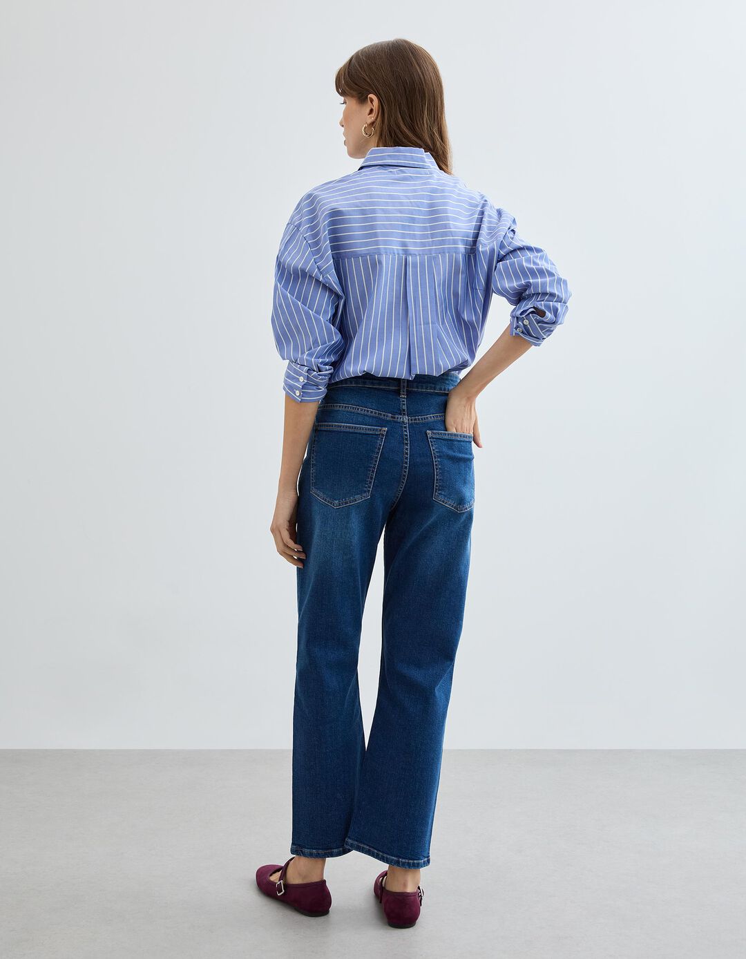 Cal&ccedil;as de Ganga 'Slim', Mulher, Azul