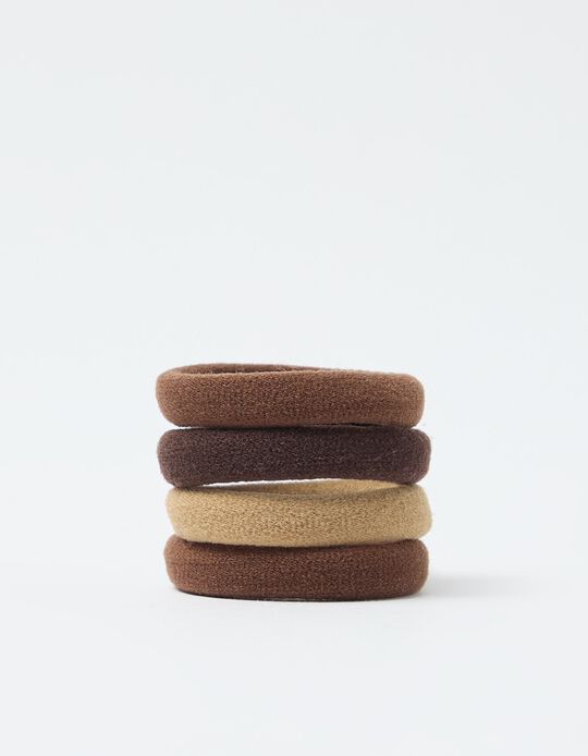 Comprar Online Pack El&aacute;sticos B&aacute;sicos, Mulher, Castanho