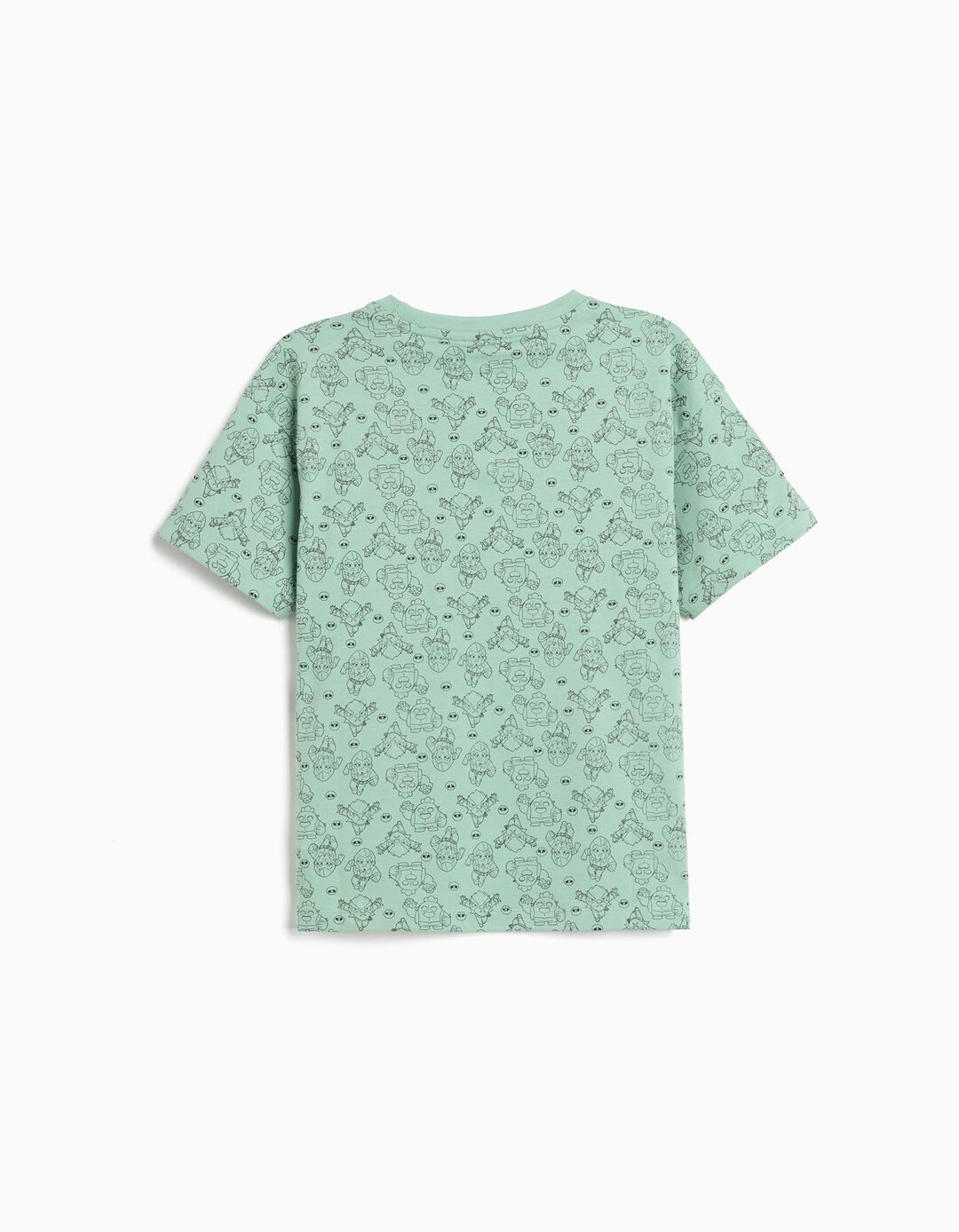 T-shirt 'Brawl Stars', Menino, Verde Claro