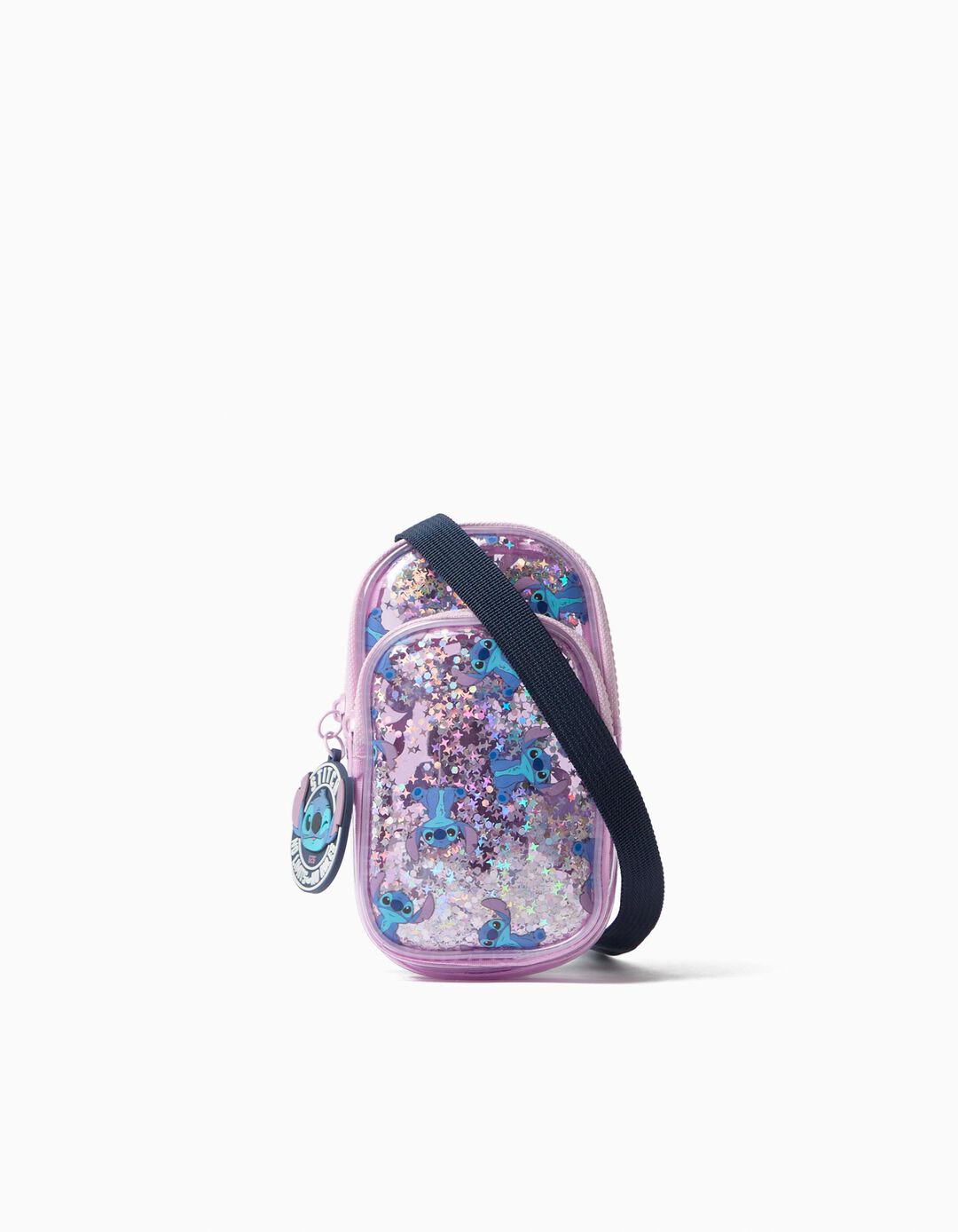 Bolsa De Telem&oacute;vel 'Stitch' &copy;Disney, Menina, Rosa