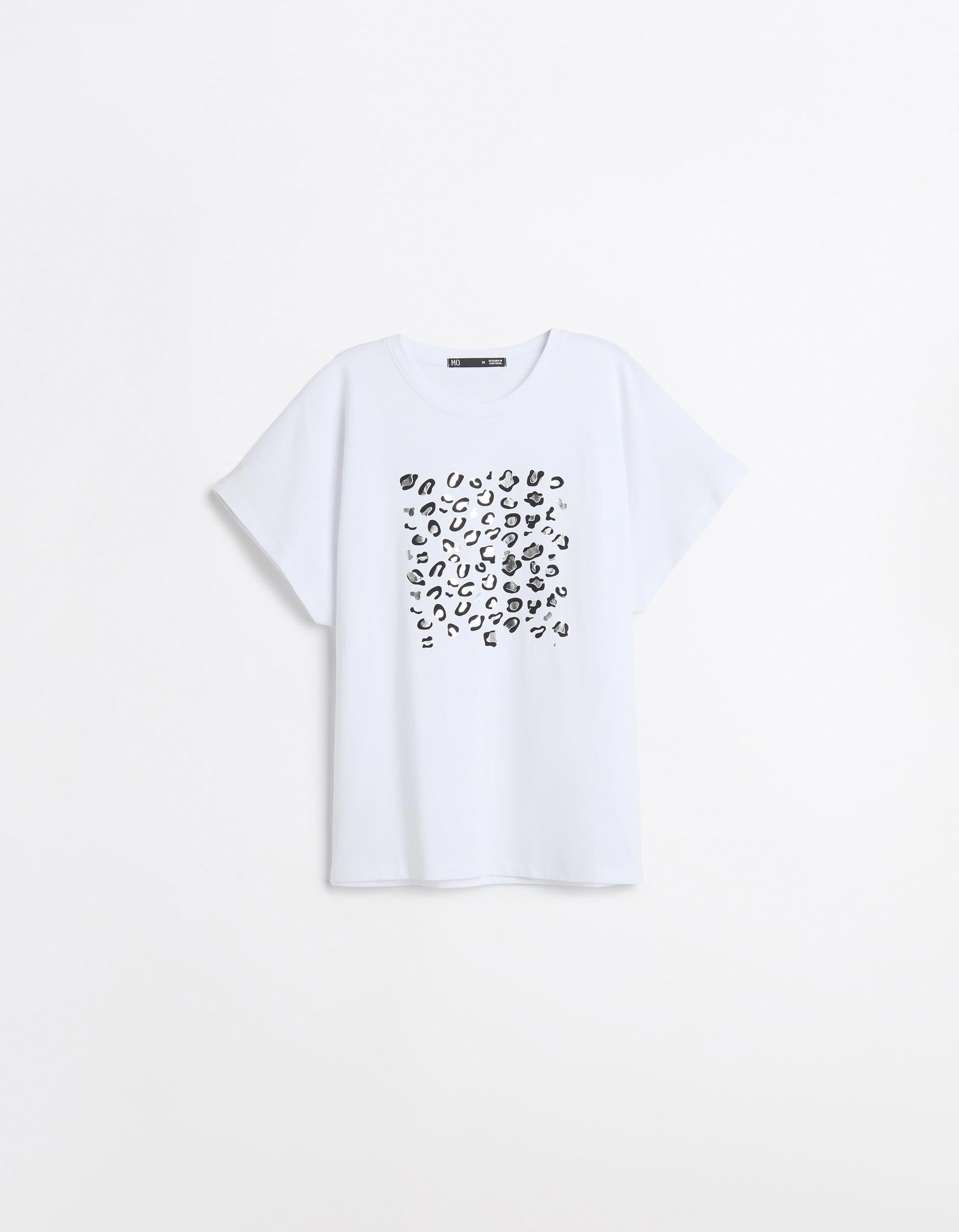 Comprar Online T-shirt Com Estampado Foil, Mulher, Branco