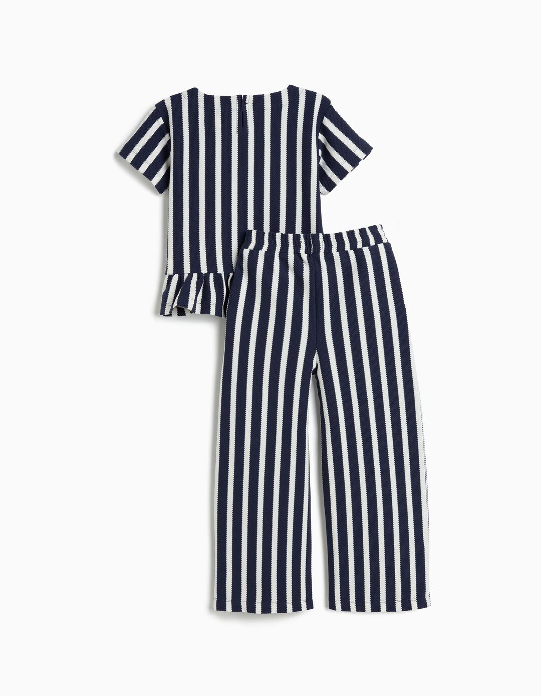 Conjunto T-shirt e Cal&ccedil;as, Menina, Azul Escuro