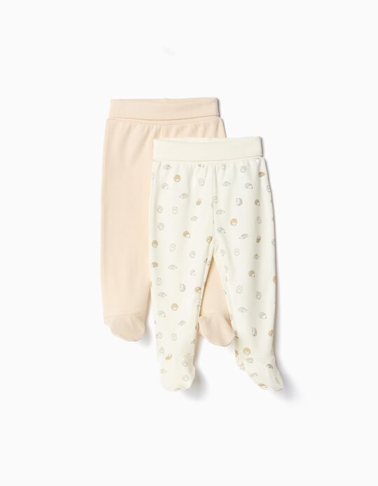 Comprar Online Pack 2 Calças com Pés, Bebé, Multicor