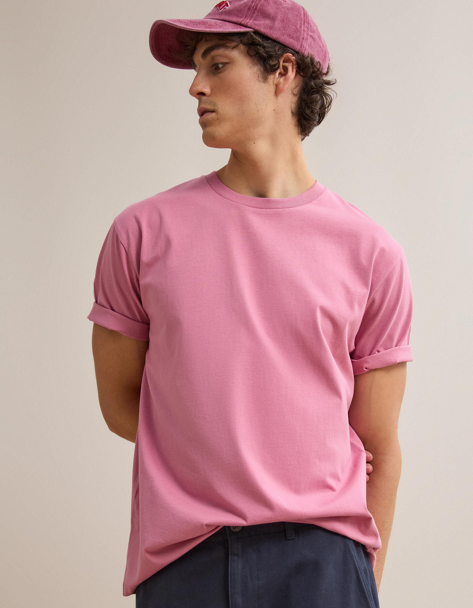 Comprar Online T-shirt Manga Curta, Homem, Rosa