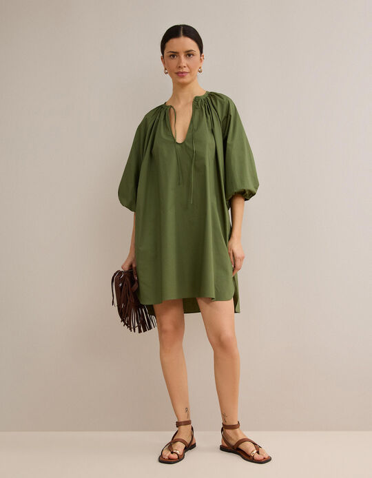 Comprar Online Vestido Curto, Mulher, Verde Escuro