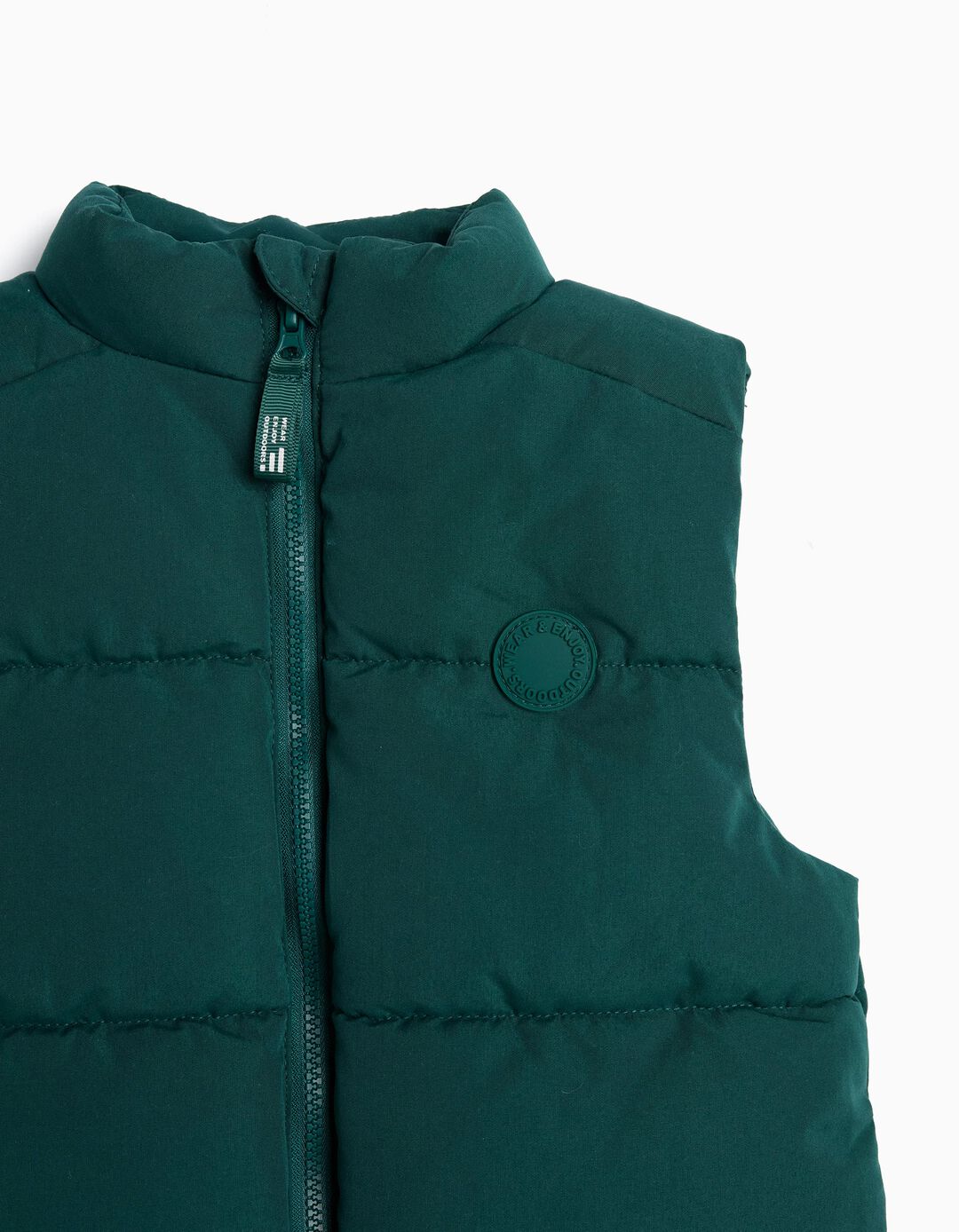 Colete Acolchoado, Menino, Verde Escuro