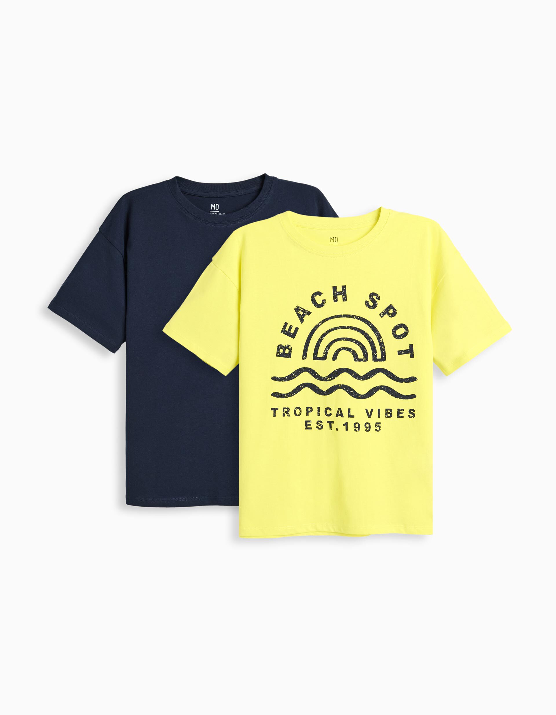 Comprar Online Pack 2 T-shirts, Menino, Amarelo
