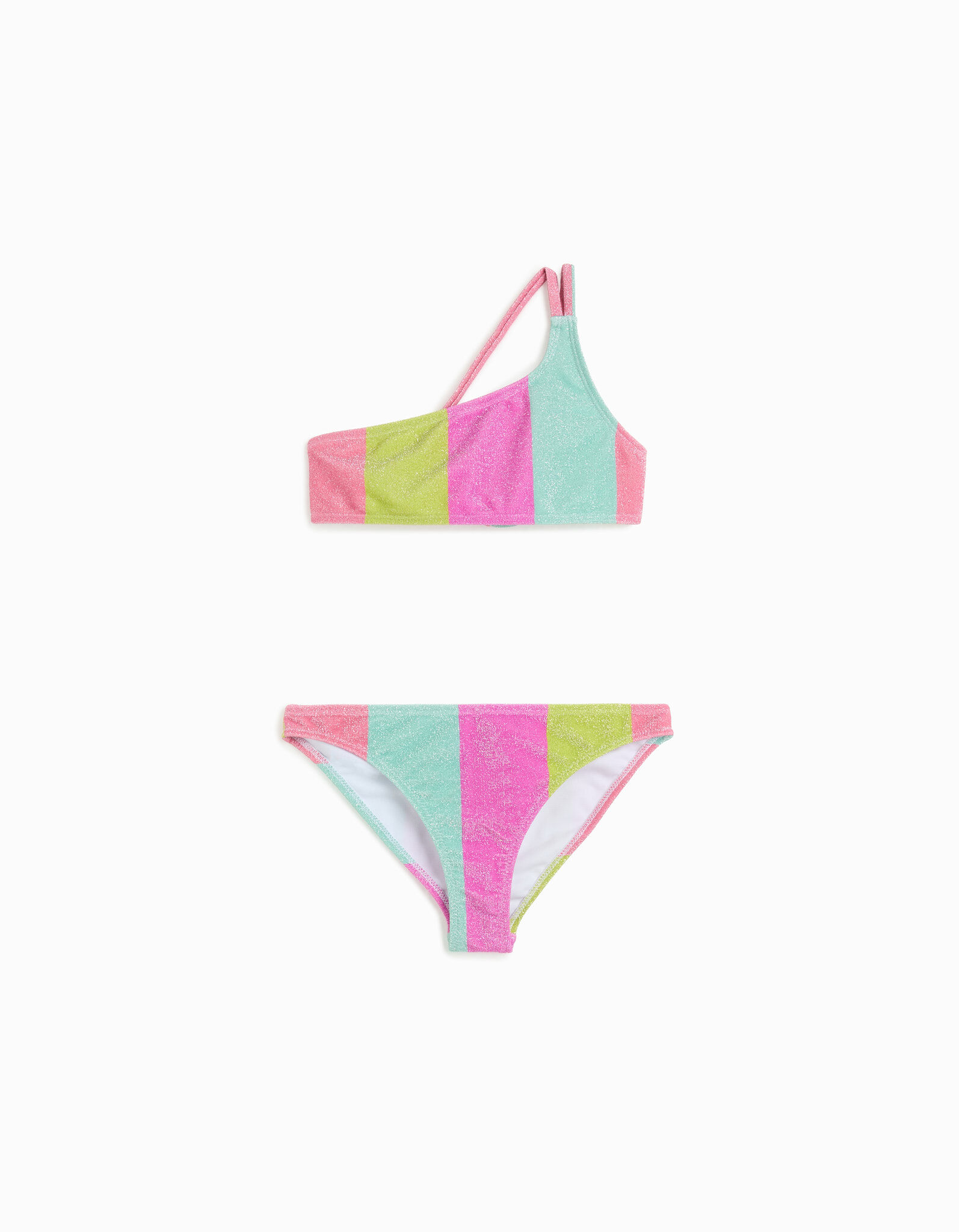 Comprar Online Biqu&iacute;ni Brilhante, Menina, Verde Claro