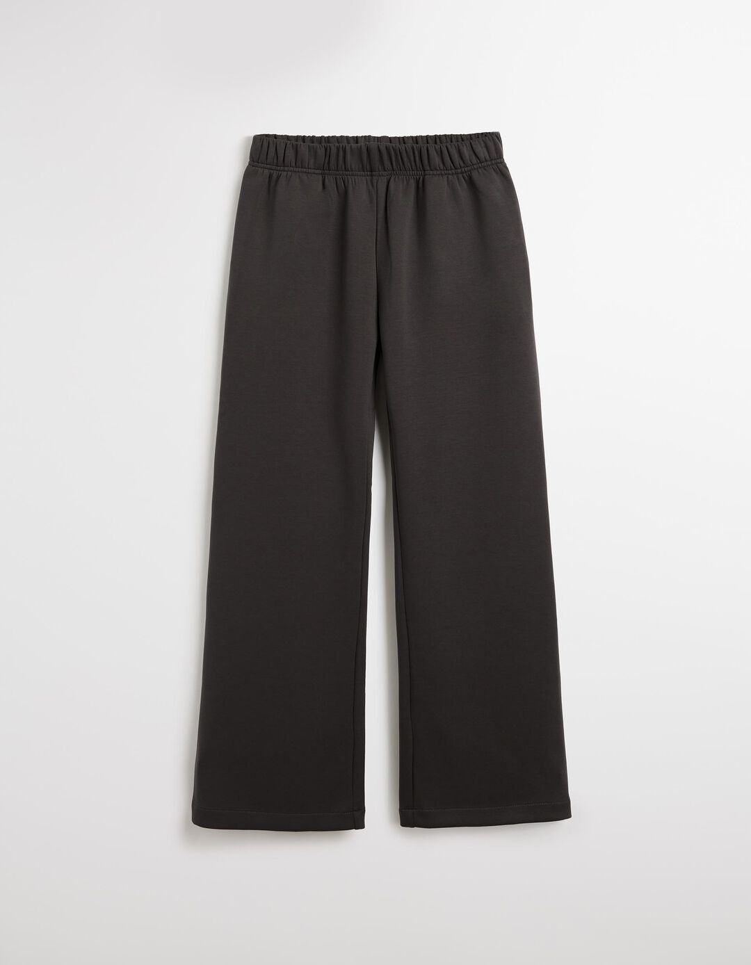 Calças 'Loose Fit', Mulher, Cinzento Escuro