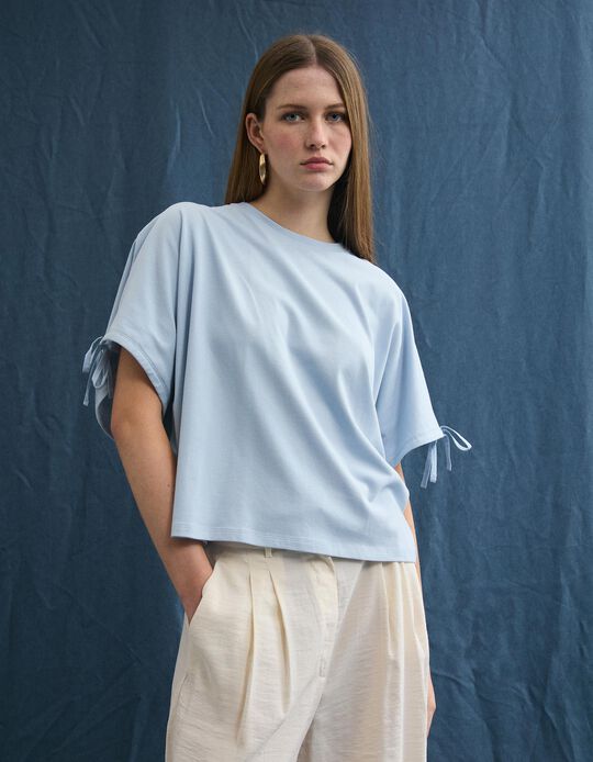 Comprar Online T-shirt, Mulher, Azul