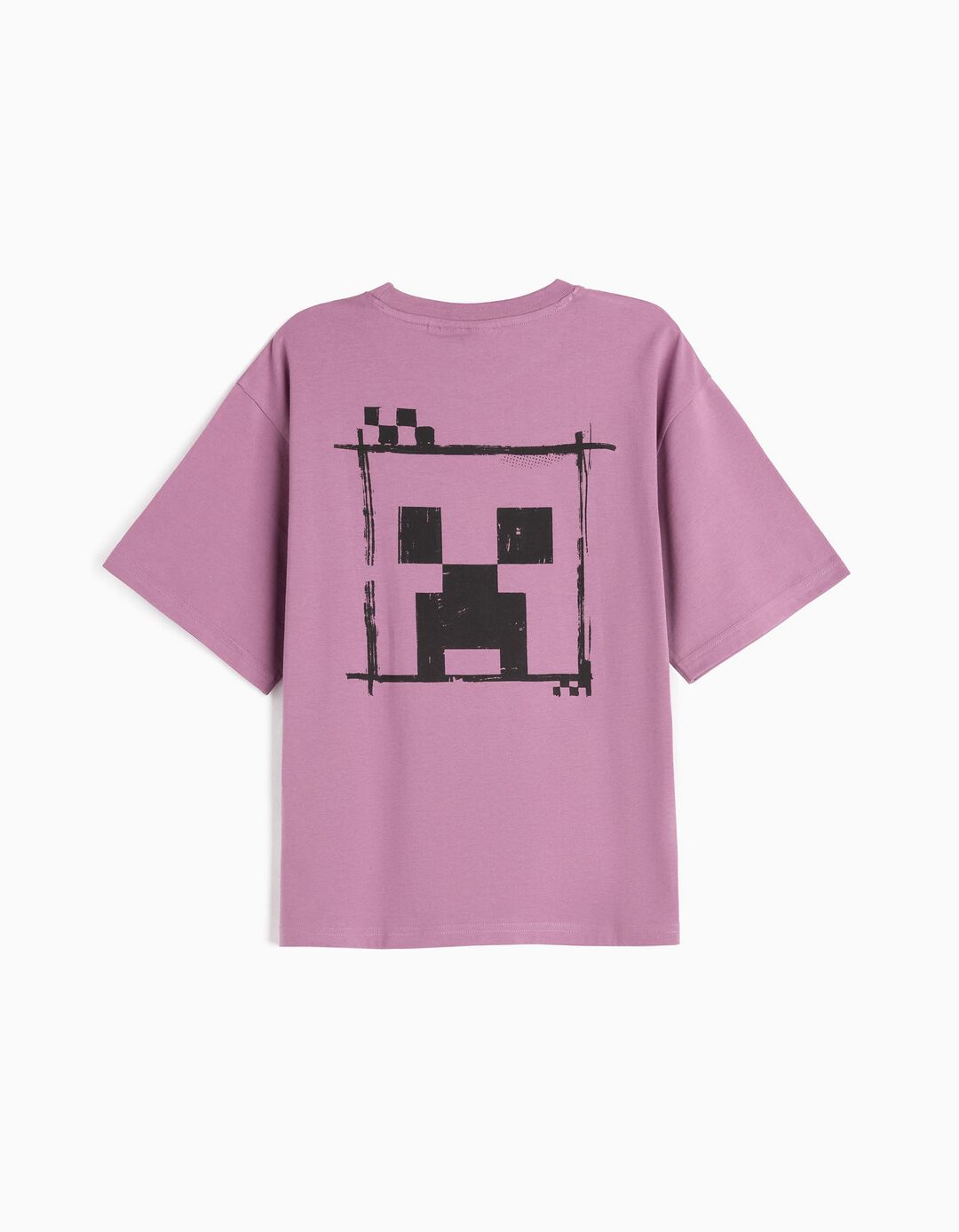 T-shirt 'Minecraft ', Menino, Roxo