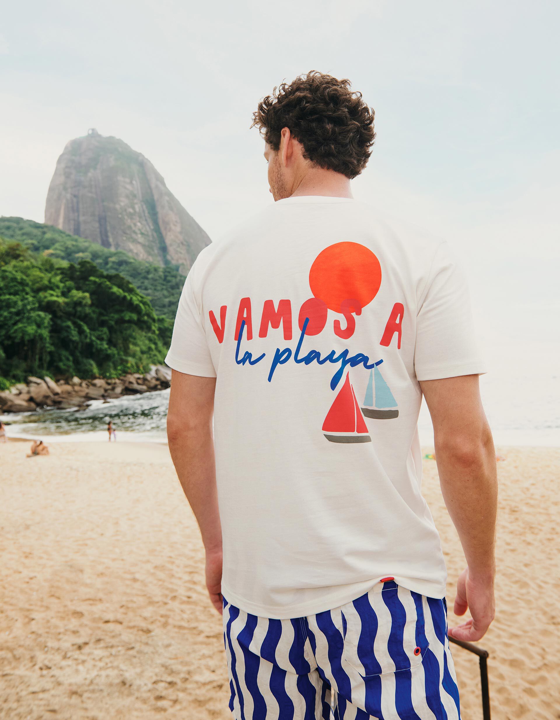 Comprar Online T-shirt Estampada, Homem, Branco