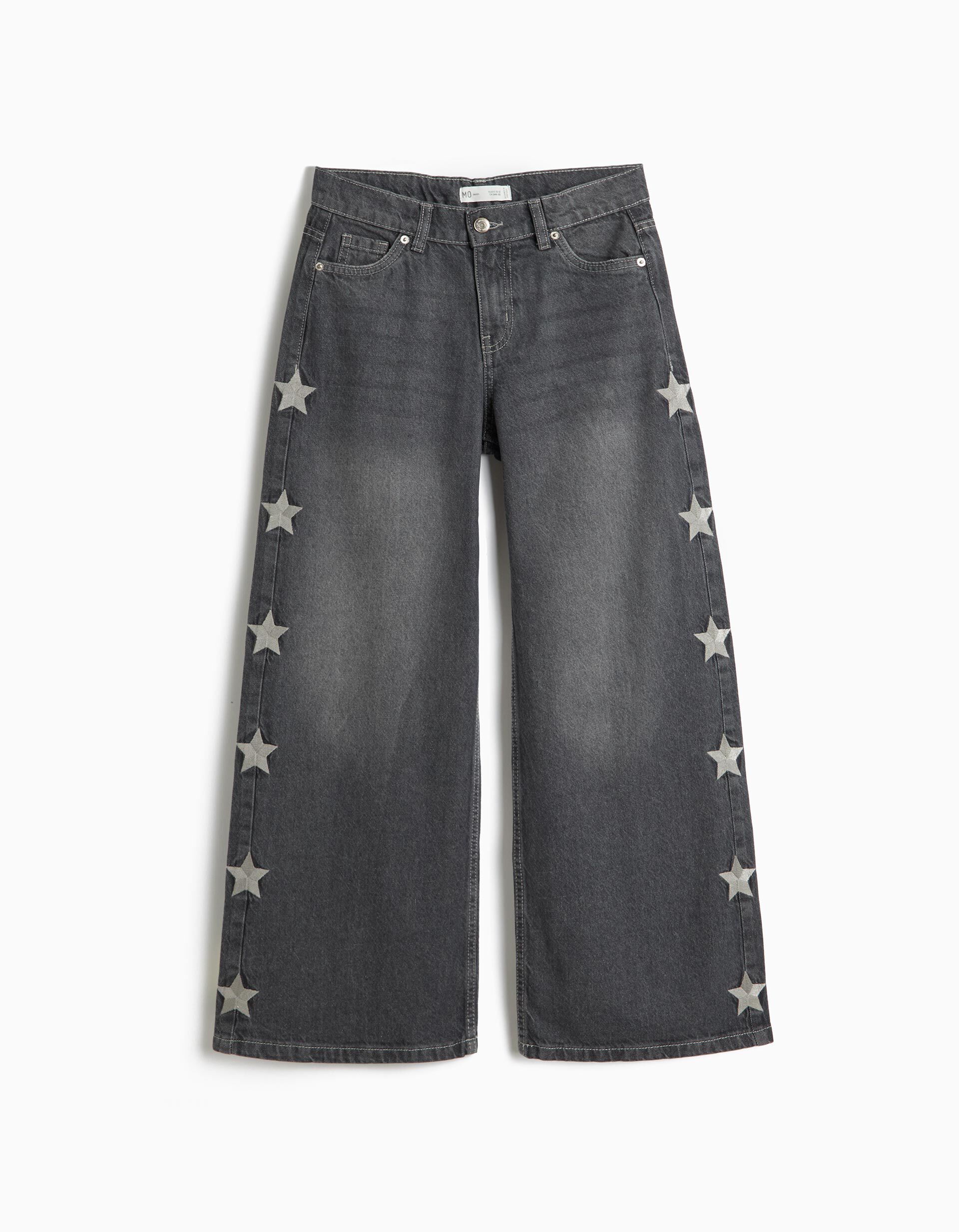 Comprar Online Cal&ccedil;as Relaxed Fit, Menina, Cinzento