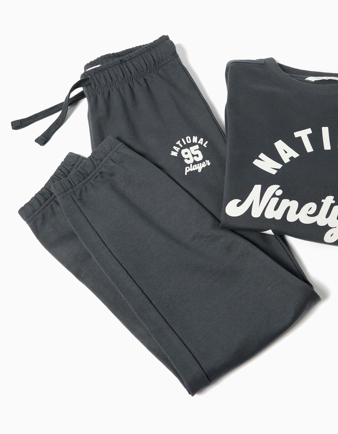 Conjunto de Jogging, Menino, Cinzento Escuro