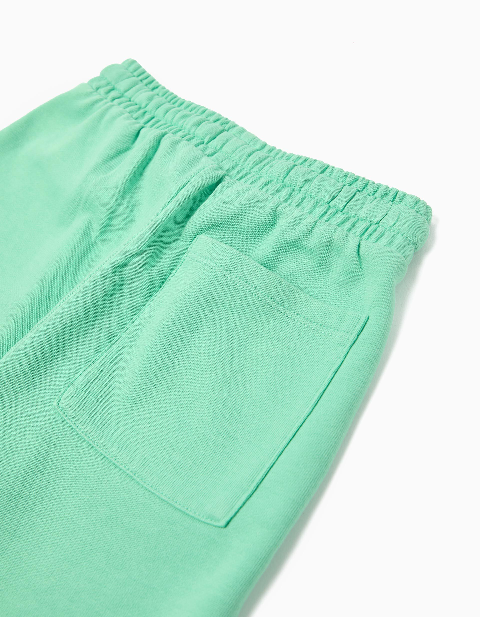 Comprar Online Cal&ccedil;&otilde;es de Felpa, Menino, Verde Claro