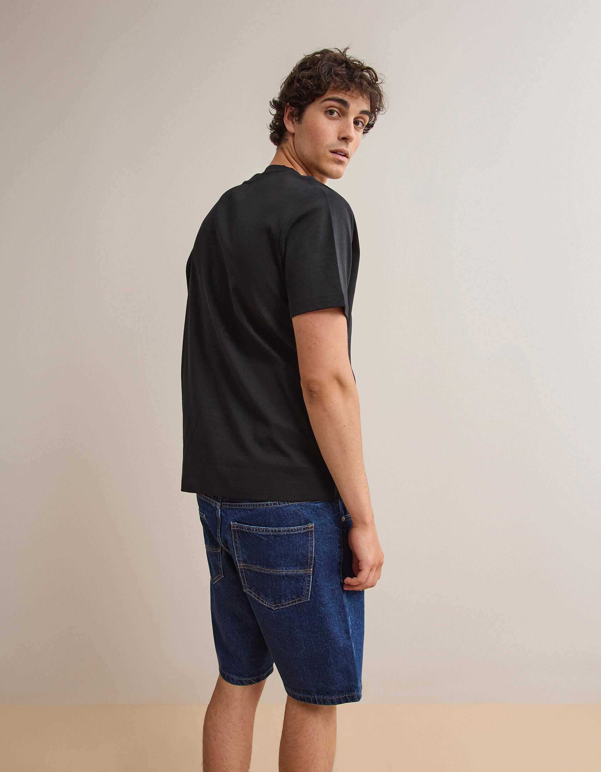 Comprar Online T-shirt Interlock, Homem, Preto