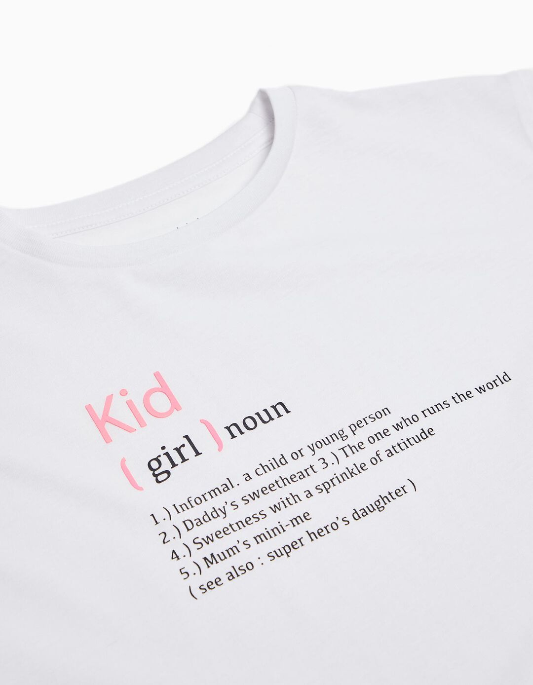 T-shirt 'Dia do Pai', Menina, Branco