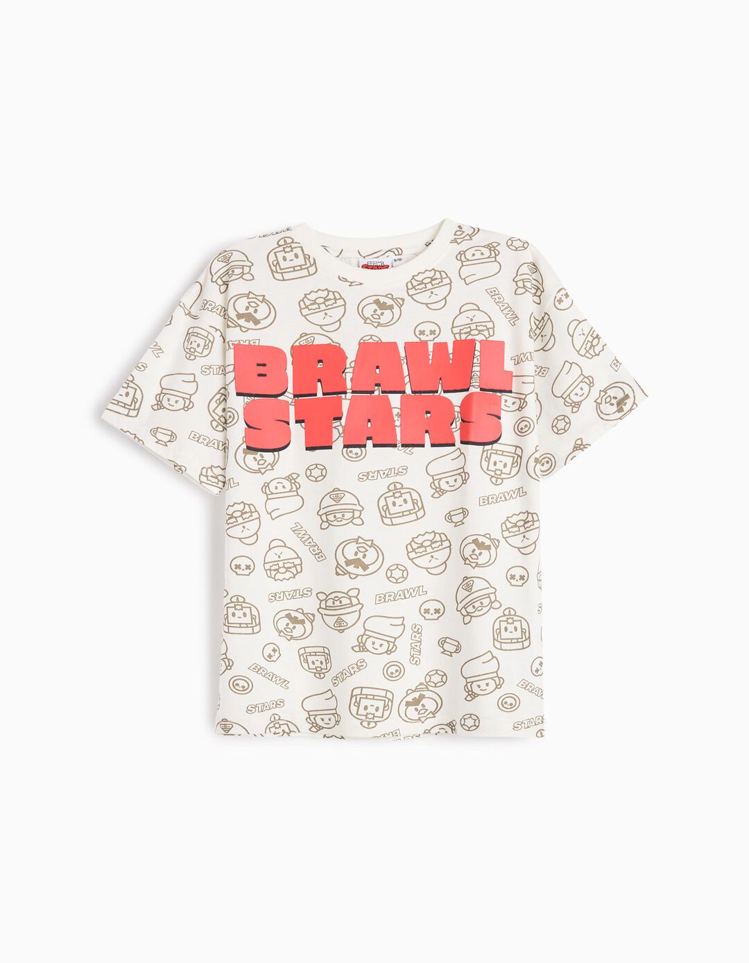 T-shirt 'Brawl Stars', Menino, Branco