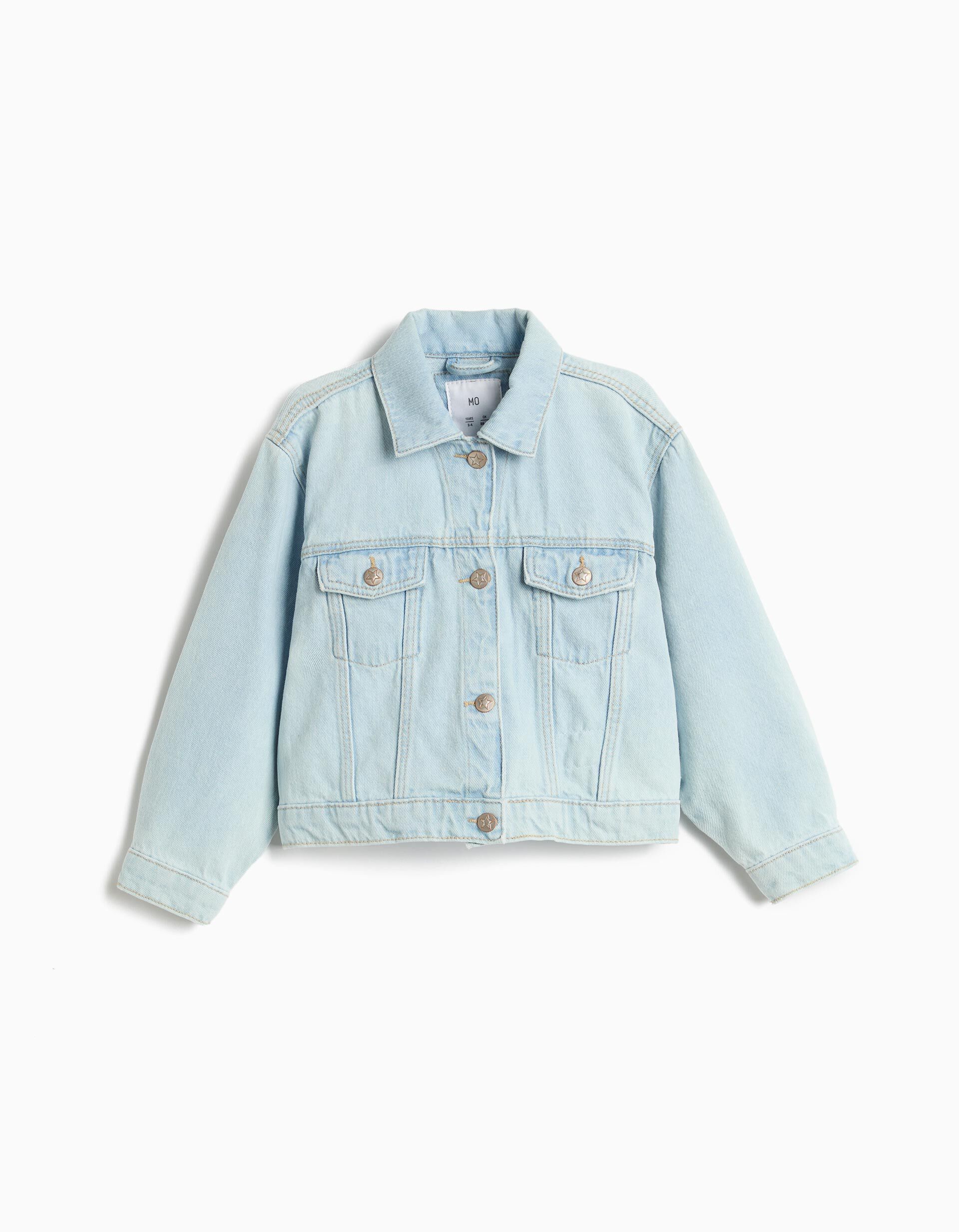 Comprar Online Casaco De Ganga, Menina, Azul Claro