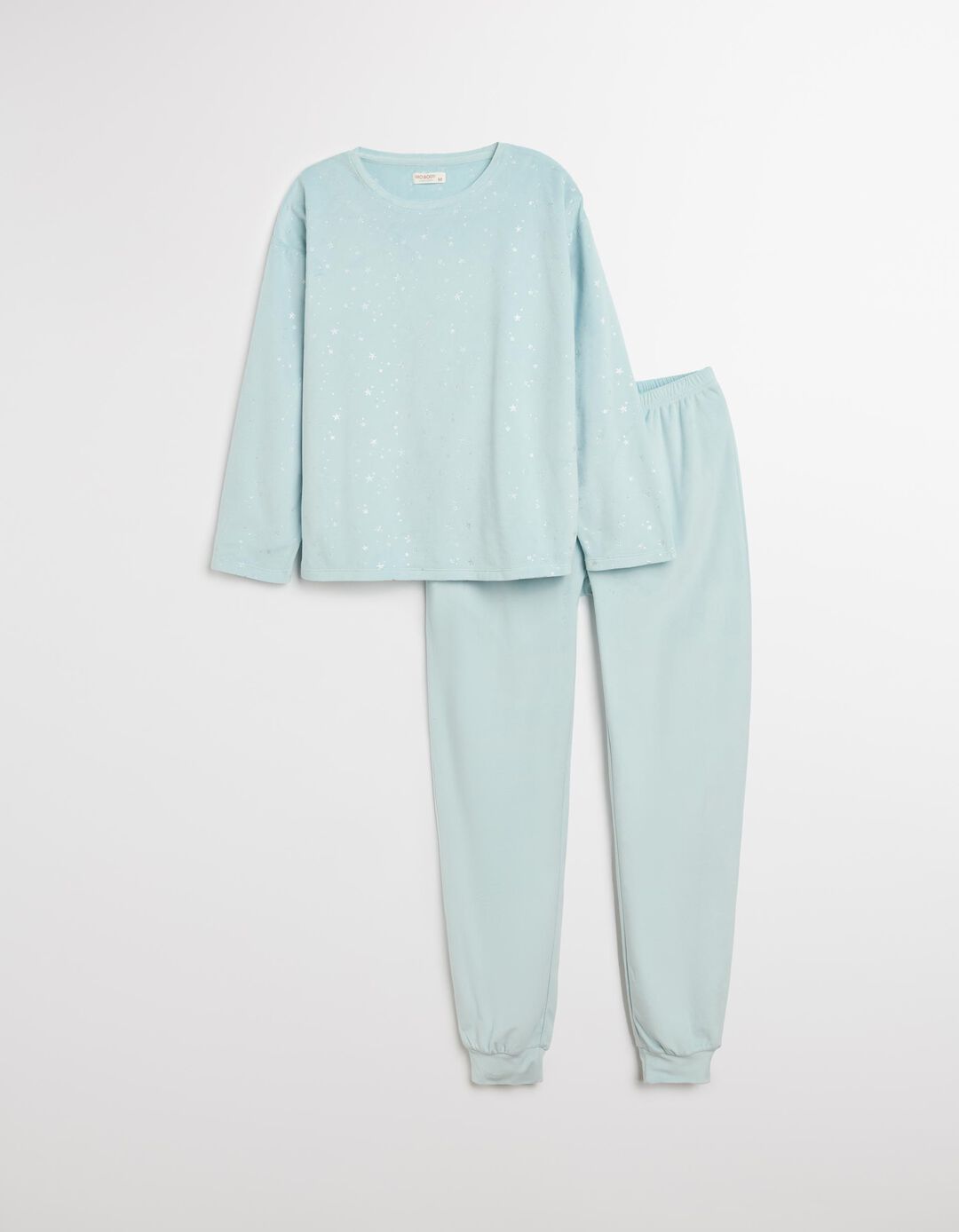 Pijama Veludo, Mulher, Azul Claro 